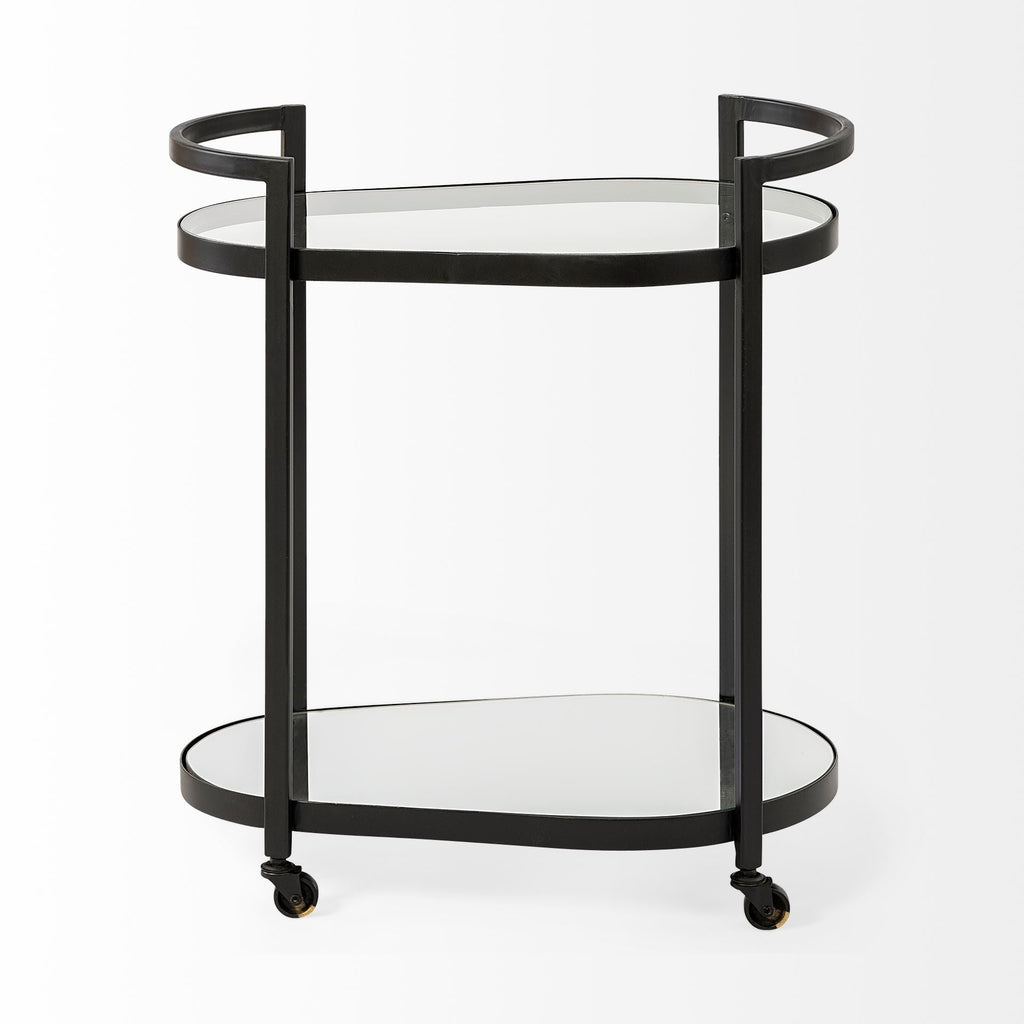 Mercana Eleonore 25" x 16.1" x 28" Bar Cart