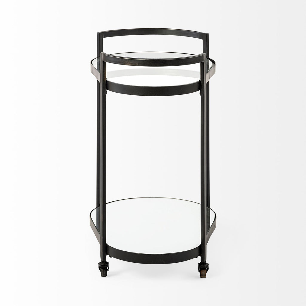 Mercana Eleonore 25" x 16.1" x 28" Bar Cart