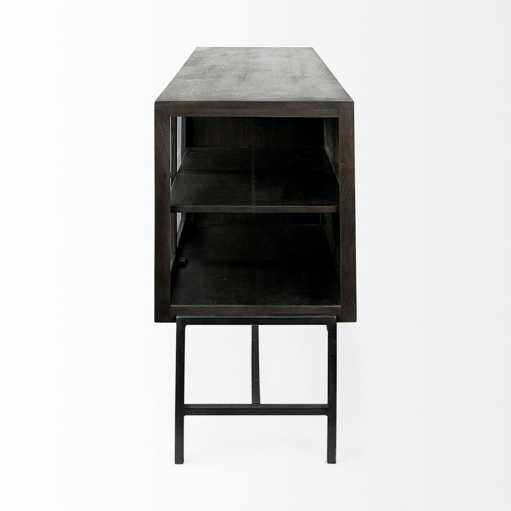 Mercana Arelius 70" x 18" x 32" Solid Wood Sideboard