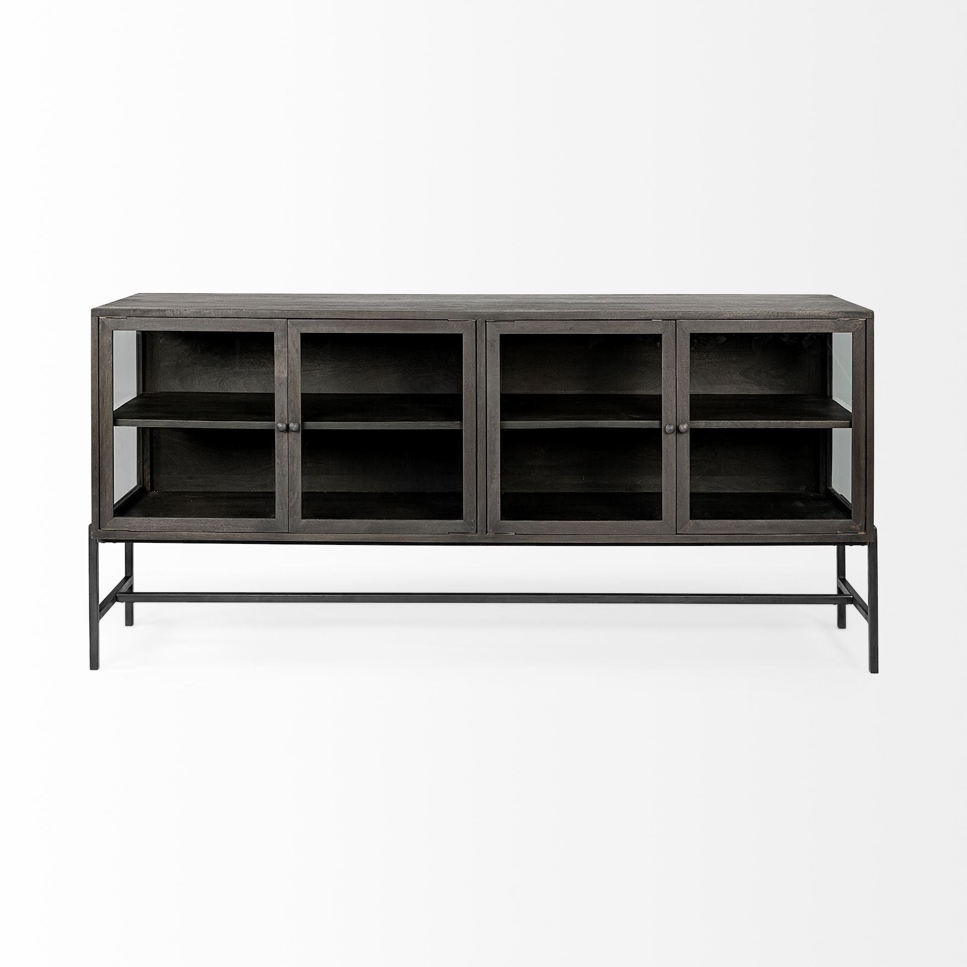 Mercana Arelius 70" x 18" x 32" Solid Wood Sideboard