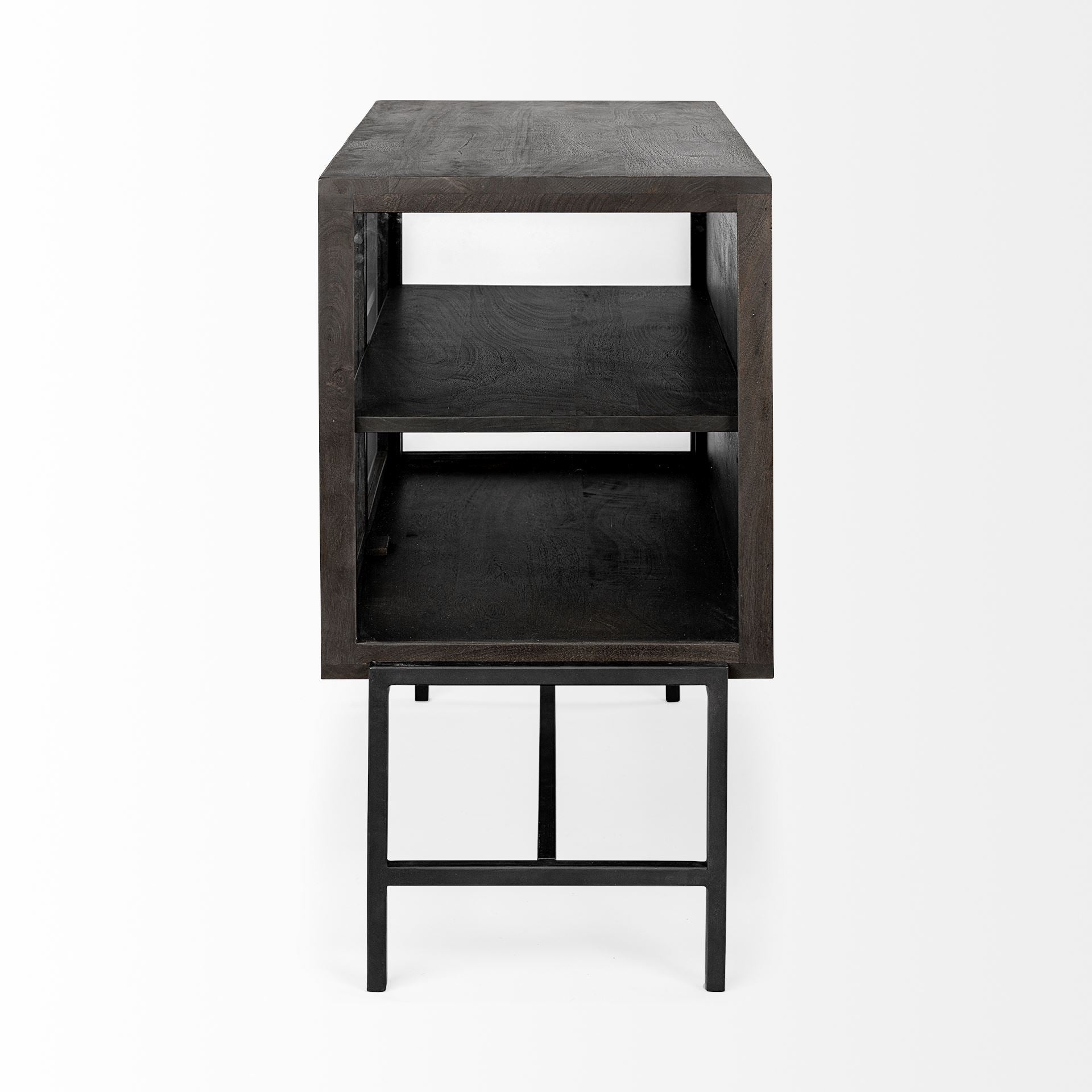 Mercana Arelius 36" x 18" x 32" Solid Wood Accent Cabinet
