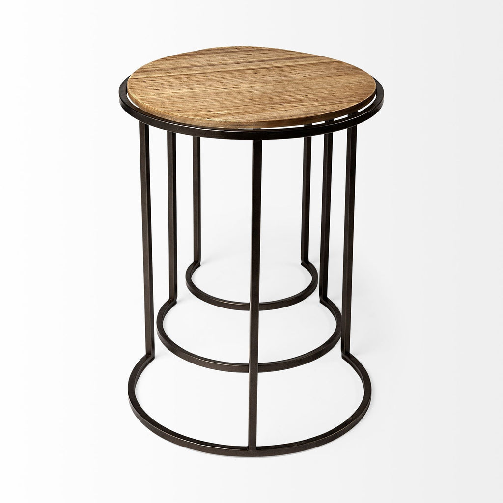 Mercana Glover 20.1" x 20.1" x 26.4" Side Table
