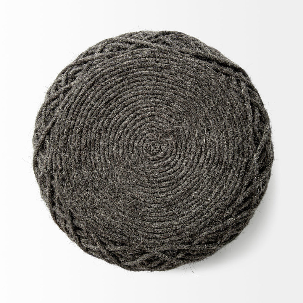 Mercana Allium 15.8" x 15.8" x 17.8" Fabric Pouf