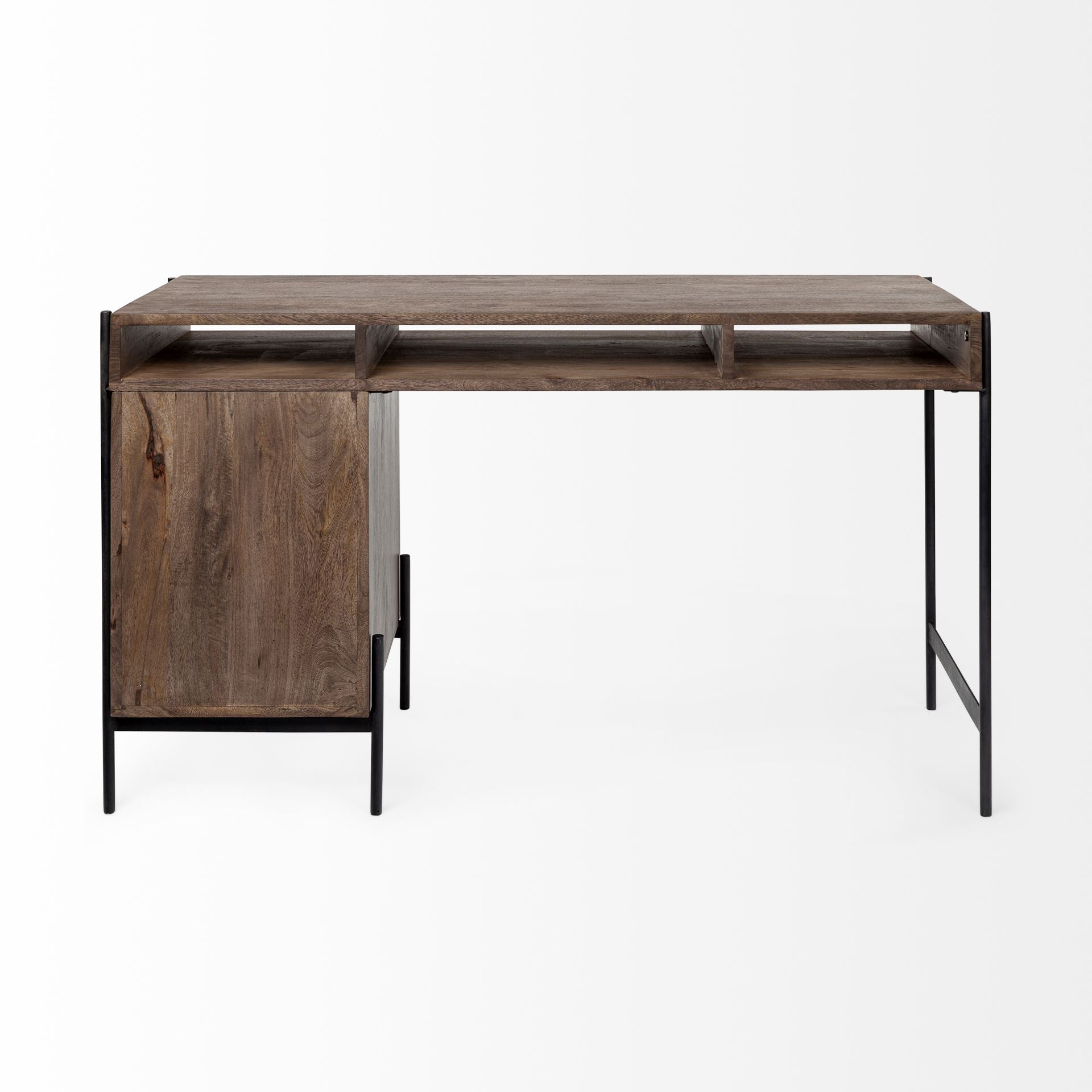 Mercana Glenn 55.5" x 22" x 31" Solid Wood Desk