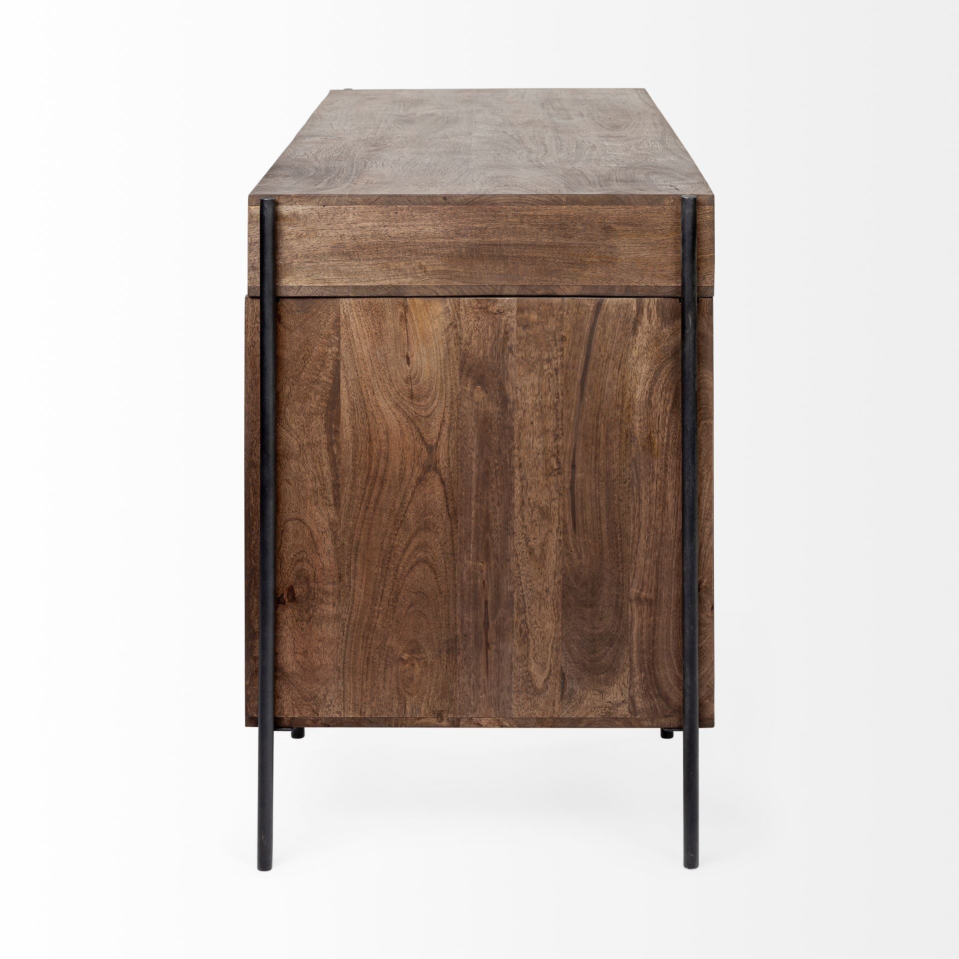 Mercana Glenn 55.5" x 22" x 31" Solid Wood Desk