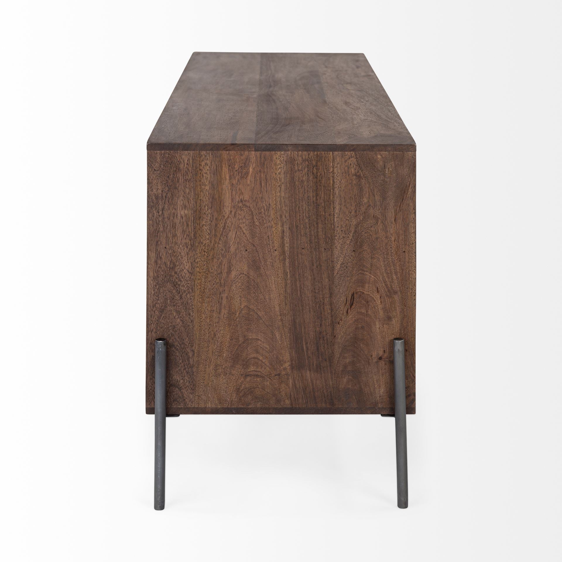 Mercana Glenn 61.5" x 18" x 24" Solid Wood Media Unit