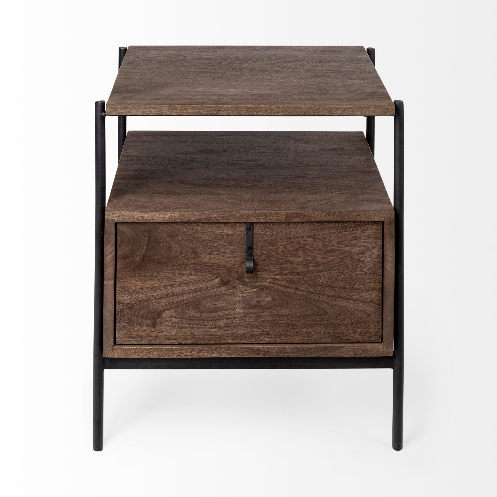 Mercana Glenn 20" x 21" x 24" Solid Wood Side Table
