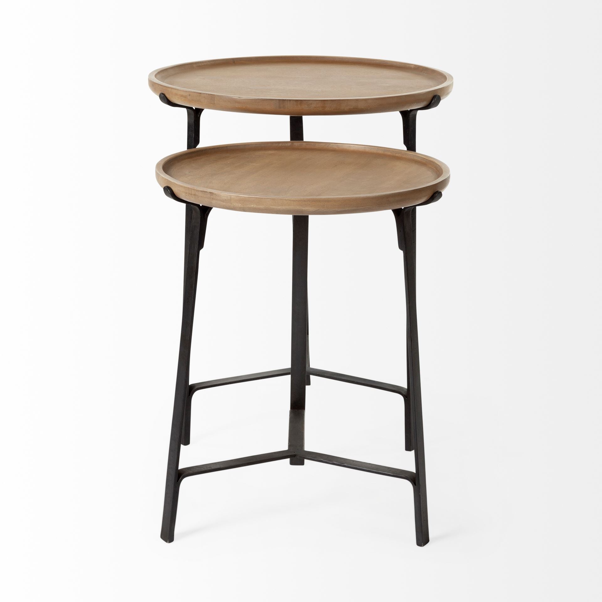 Mercana Helios 20" x 20" x 24" Metal Side Table