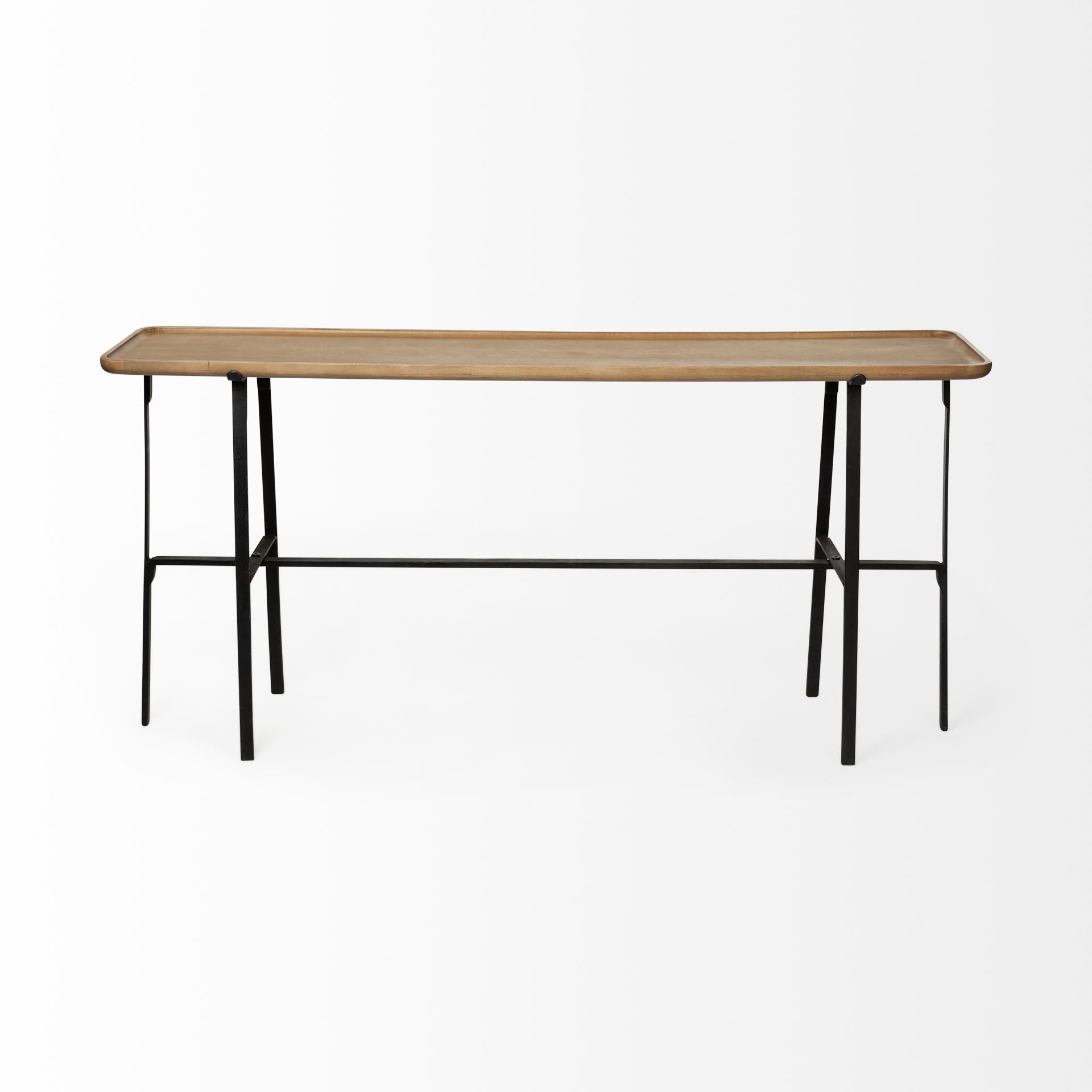Mercana Helios 60" x 14" x 29" Iron Console Table