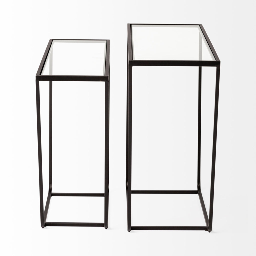 Mercana Arya 23.6" x 9.8" x 21.7" Side Table