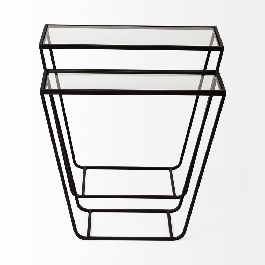 Mercana Arya 23.6" x 9.8" x 21.7" Side Table