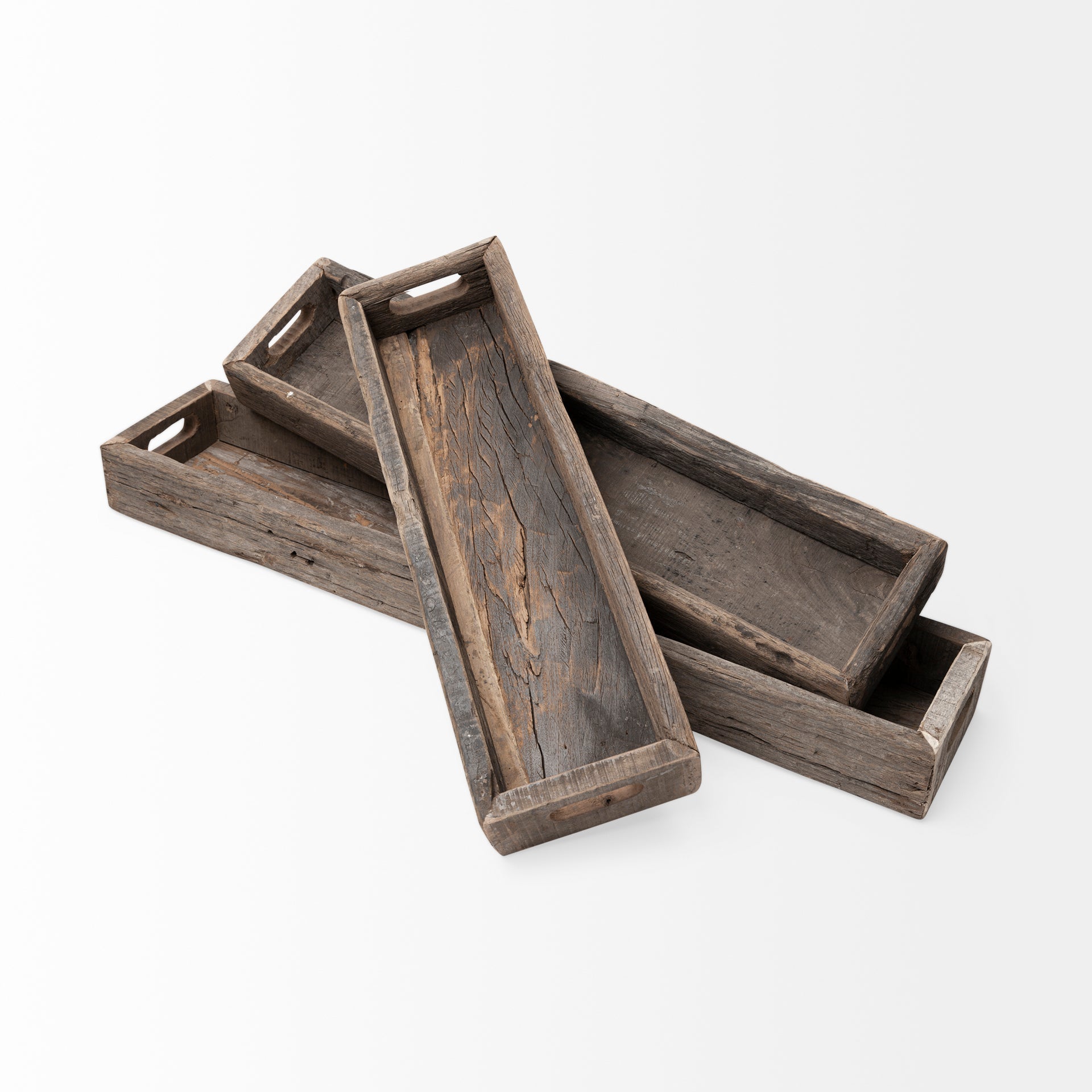 Mercana Vernon 24" x 7" x 3" Wood Tray