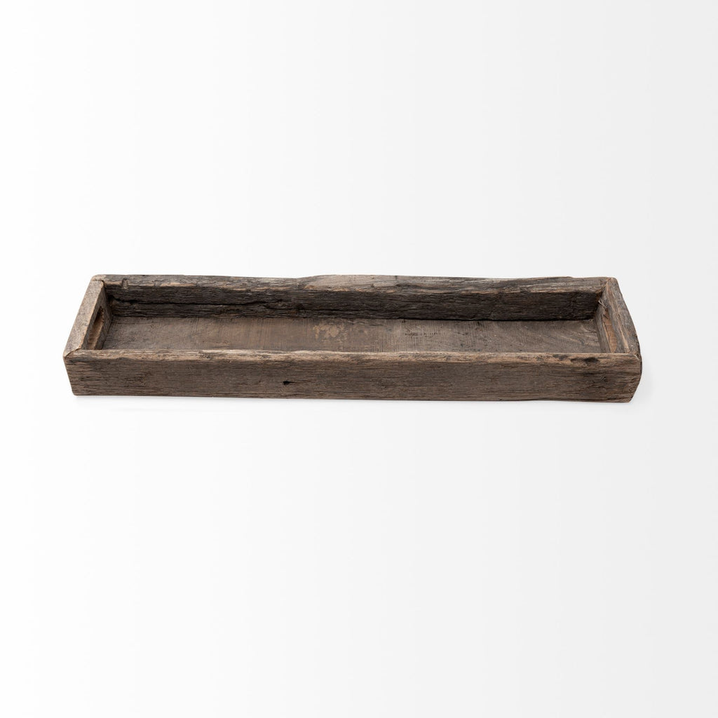 Mercana Vernon 30" x 7" x 3" Wood Tray