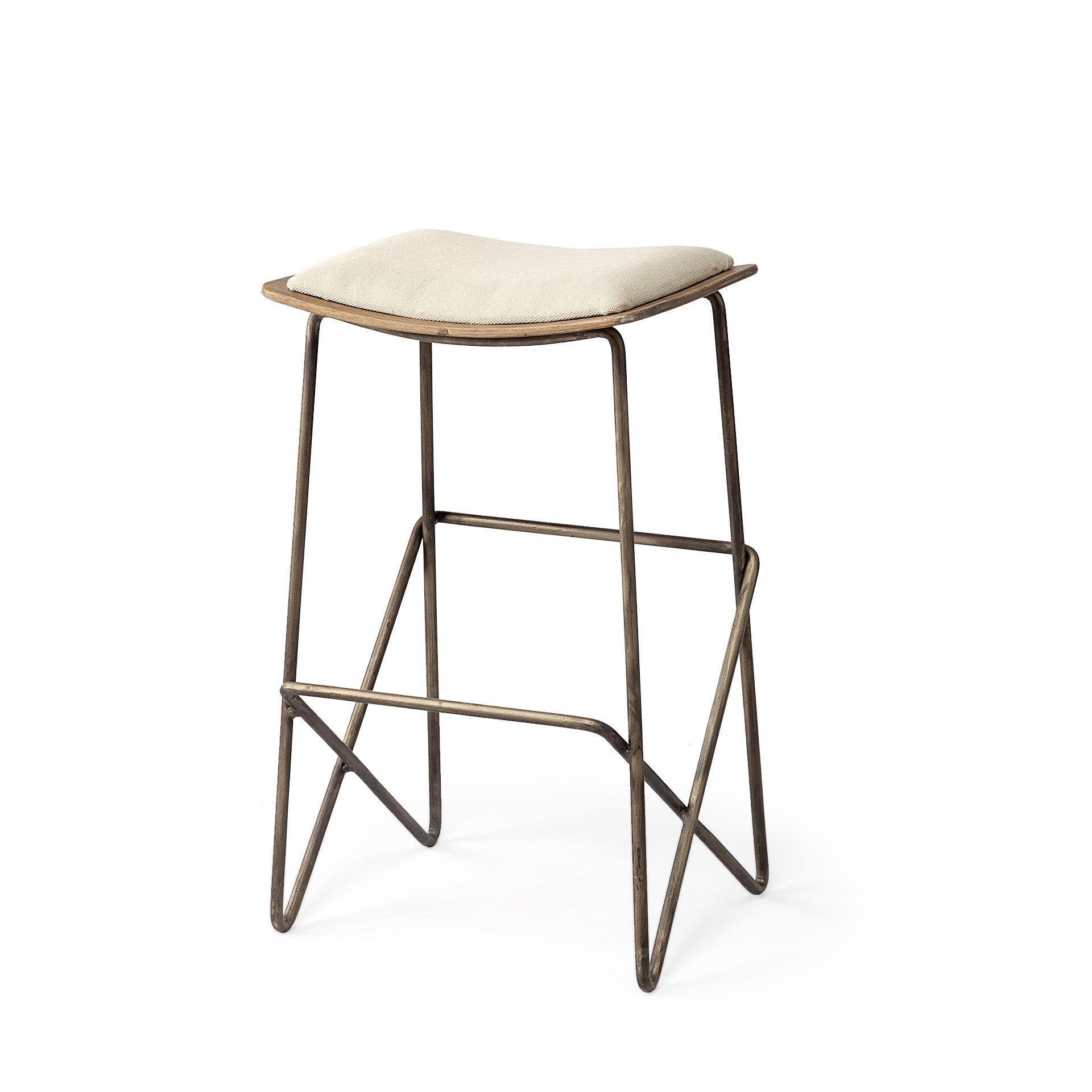 Mercana Katniss 16" x 16" x 26" Metal Stool