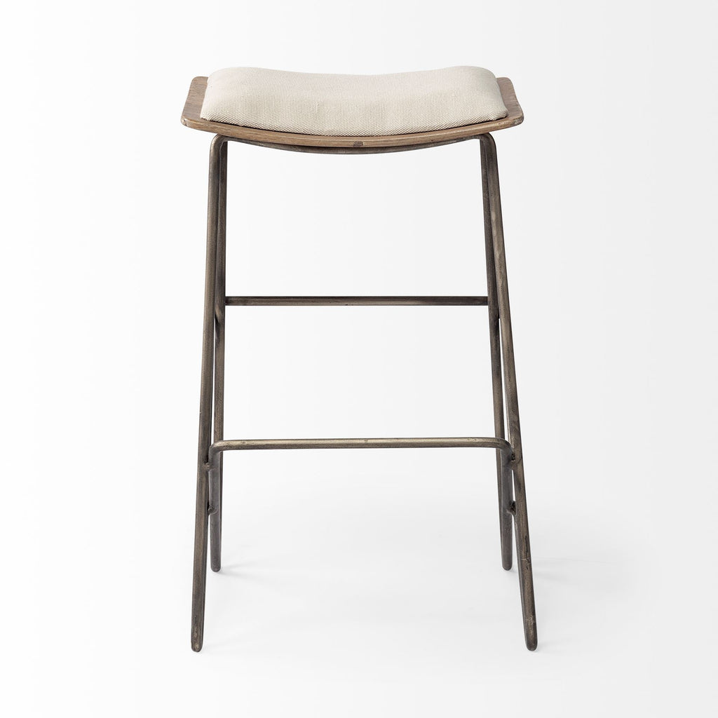 Mercana Katniss 16" x 16" x 26" Metal Stool