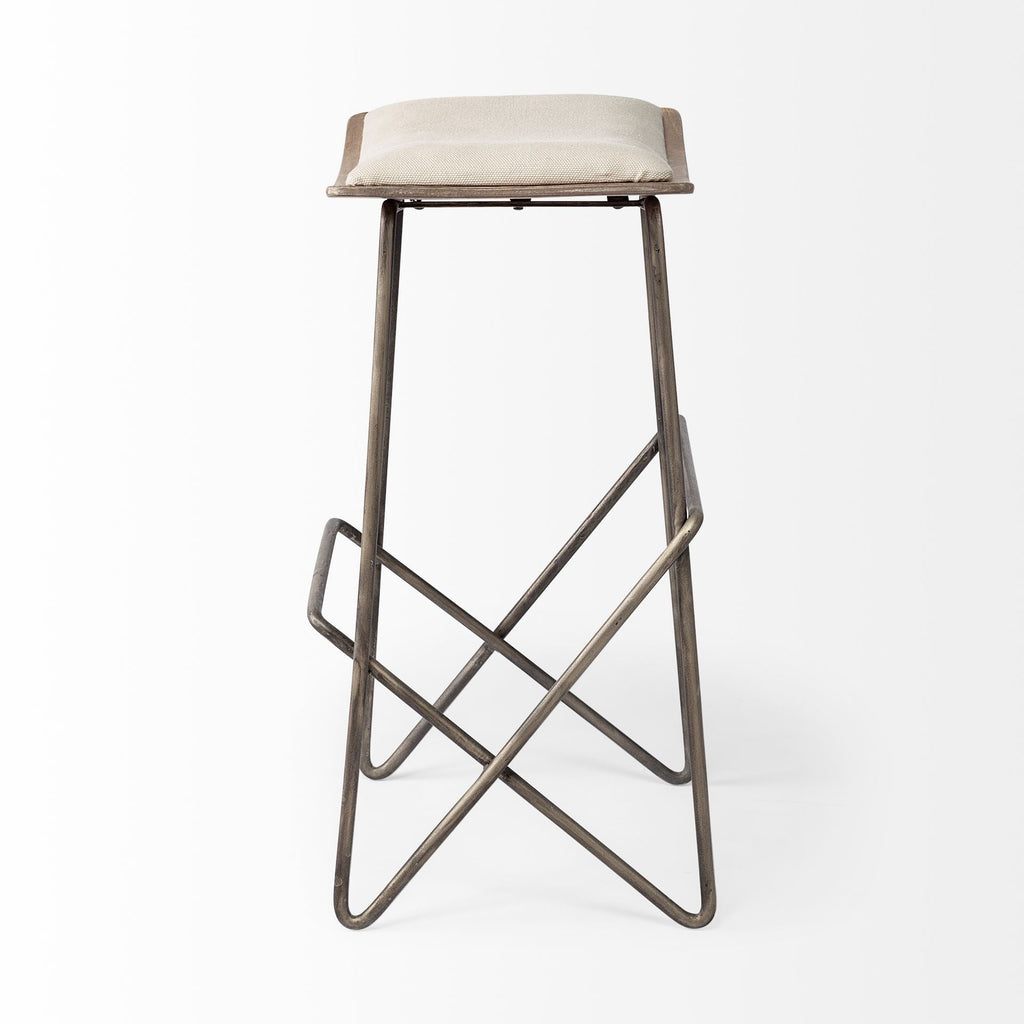 Mercana Katniss 16" x 16" x 26" Metal Stool