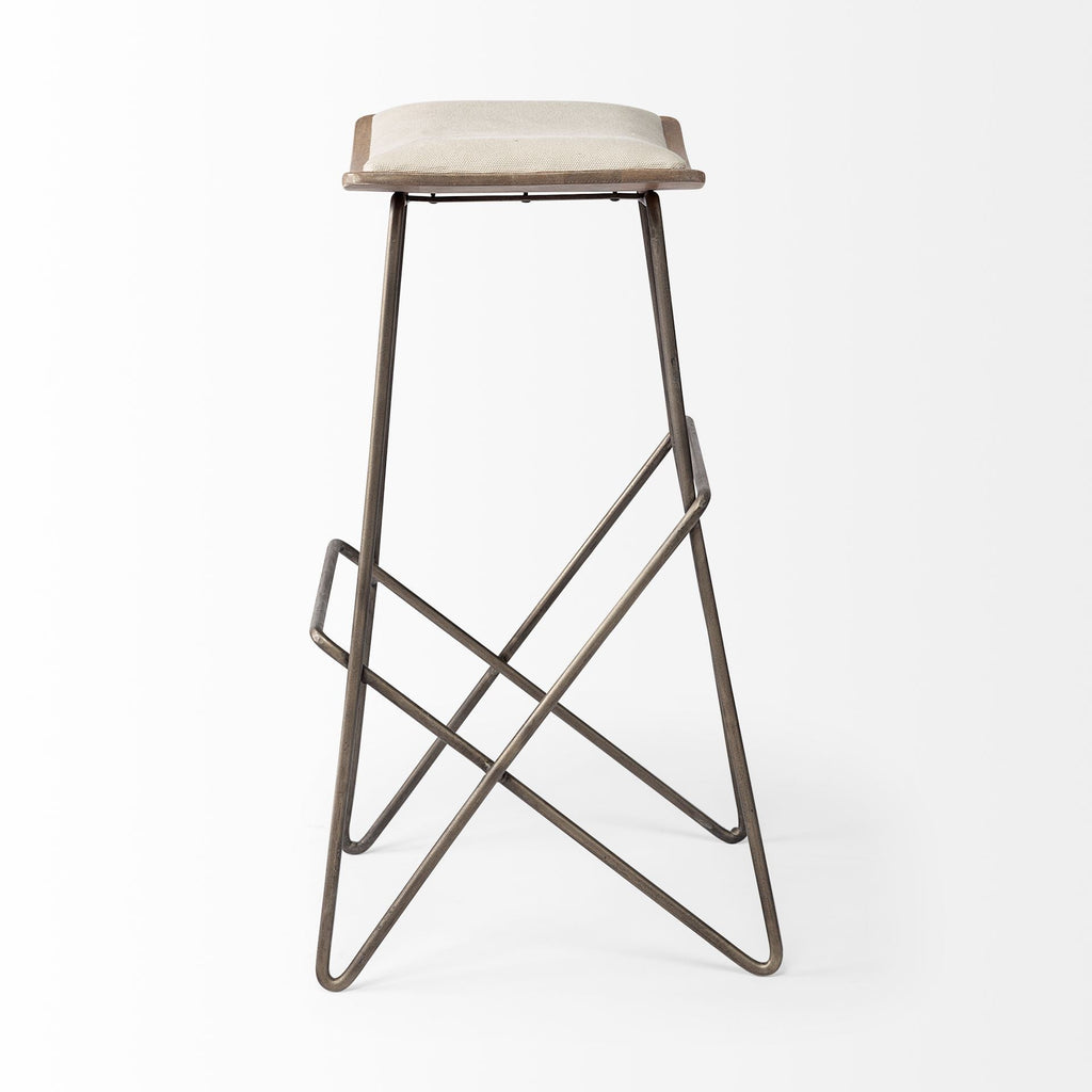 Mercana Katniss 16" x 16" x 30" Metal Stool