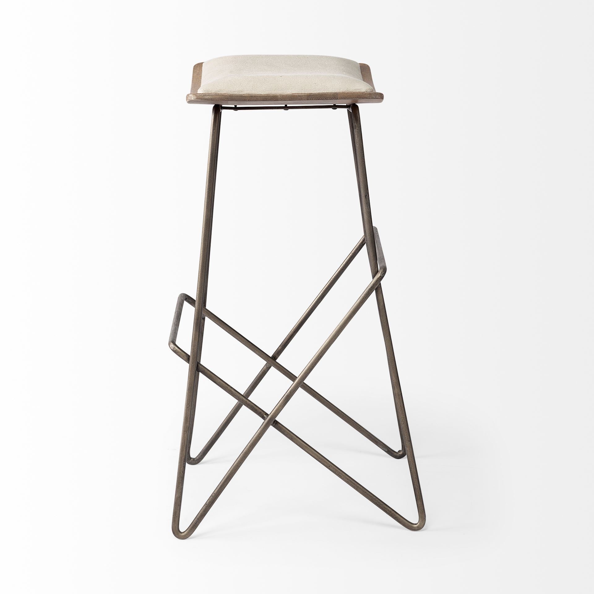 Mercana Katniss 16" x 16" x 30" Metal Stool