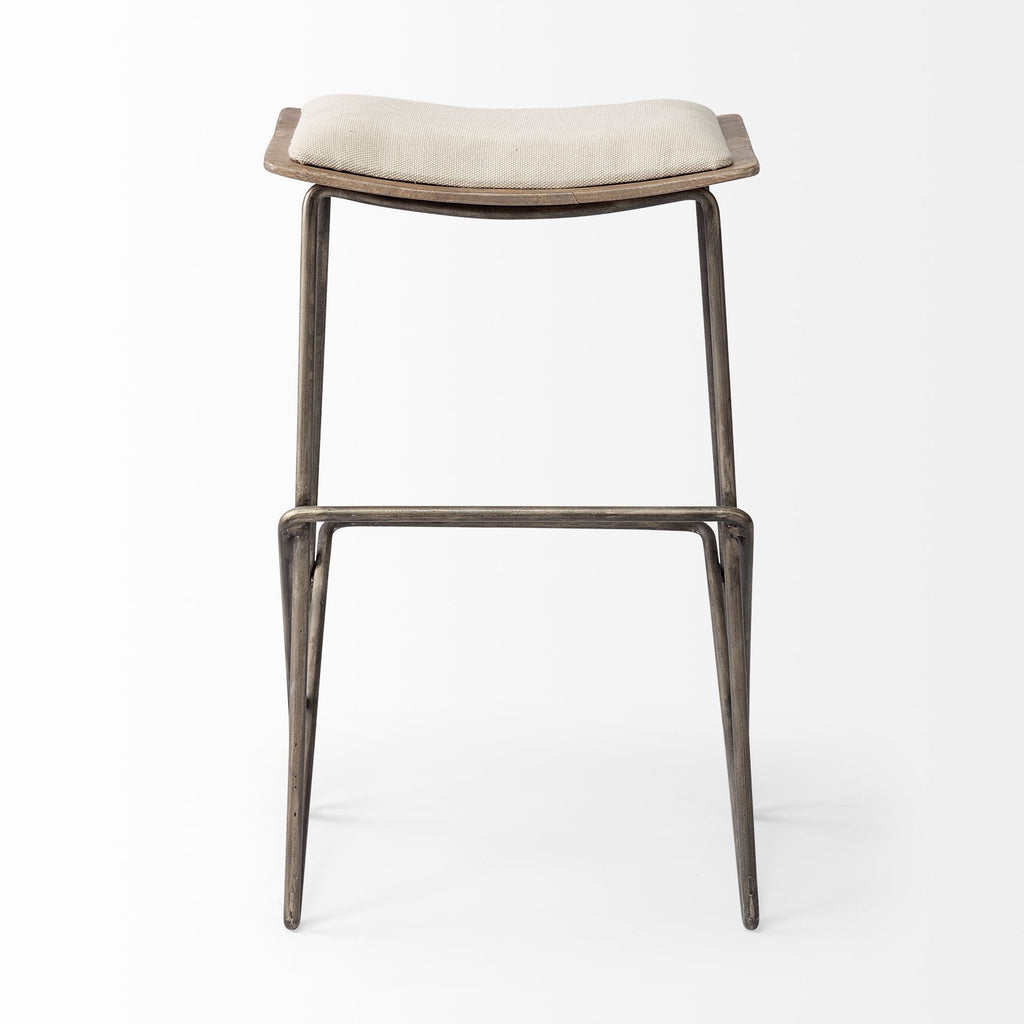 Mercana Katniss 16" x 16" x 26" Metal Stool