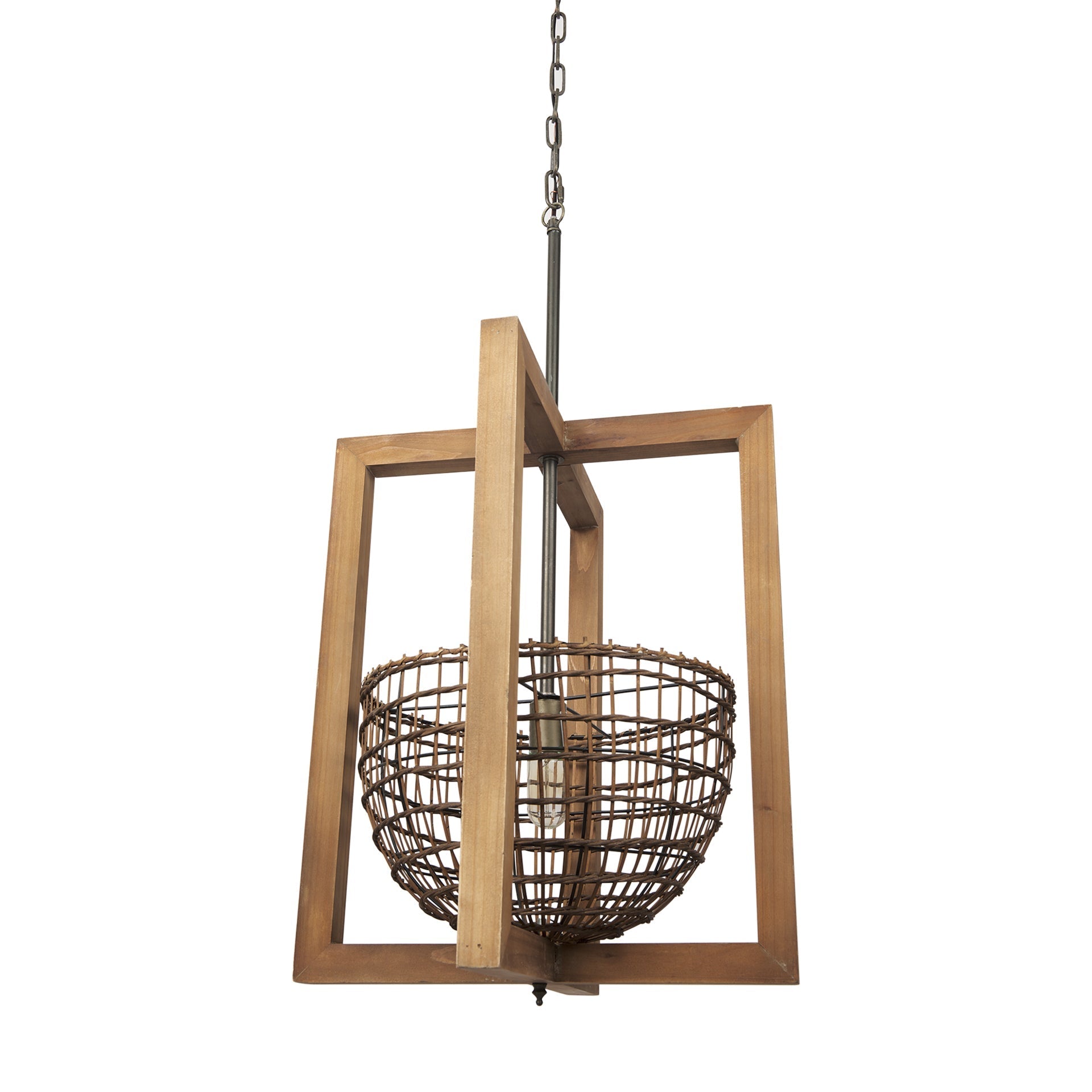Mercana Kiley 15.7" x 15.7" x 37.2" Metal Pendant Lighting