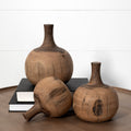 Mercana Afra 7.5" x 7.5" x 10.5" Solid Wood Decorative Object
