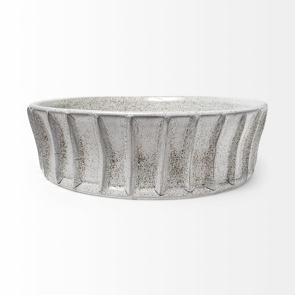 Mercana Silone 16.1" x 16.1" x 4.3" Ceramic Bowl