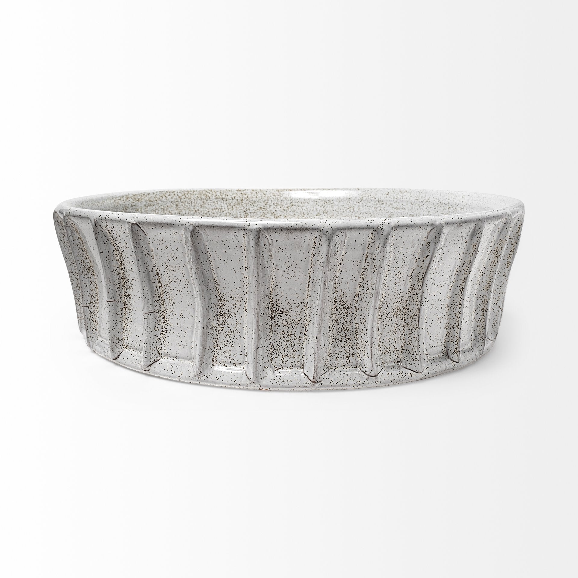Mercana Silone 16.1" x 16.1" x 4.3" Ceramic Bowl