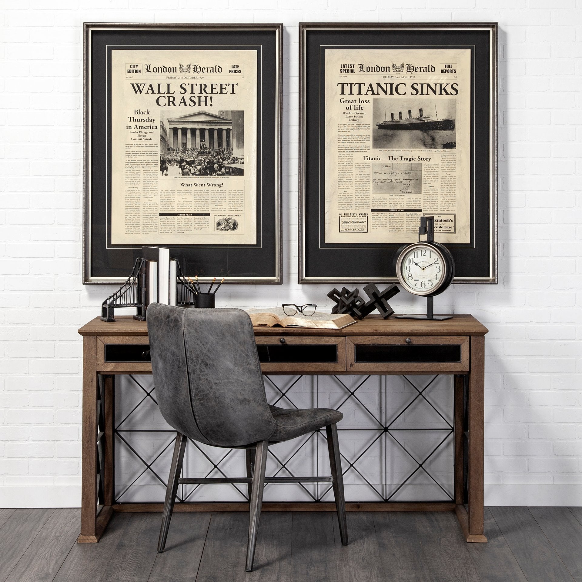 Mercana Suspension 19" x 3.9" x 10" Bookend