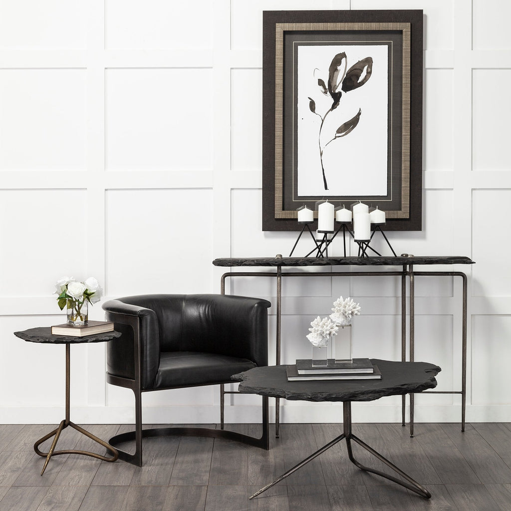 Mercana Pinera 50" x 16" x 33" Iron Console Table