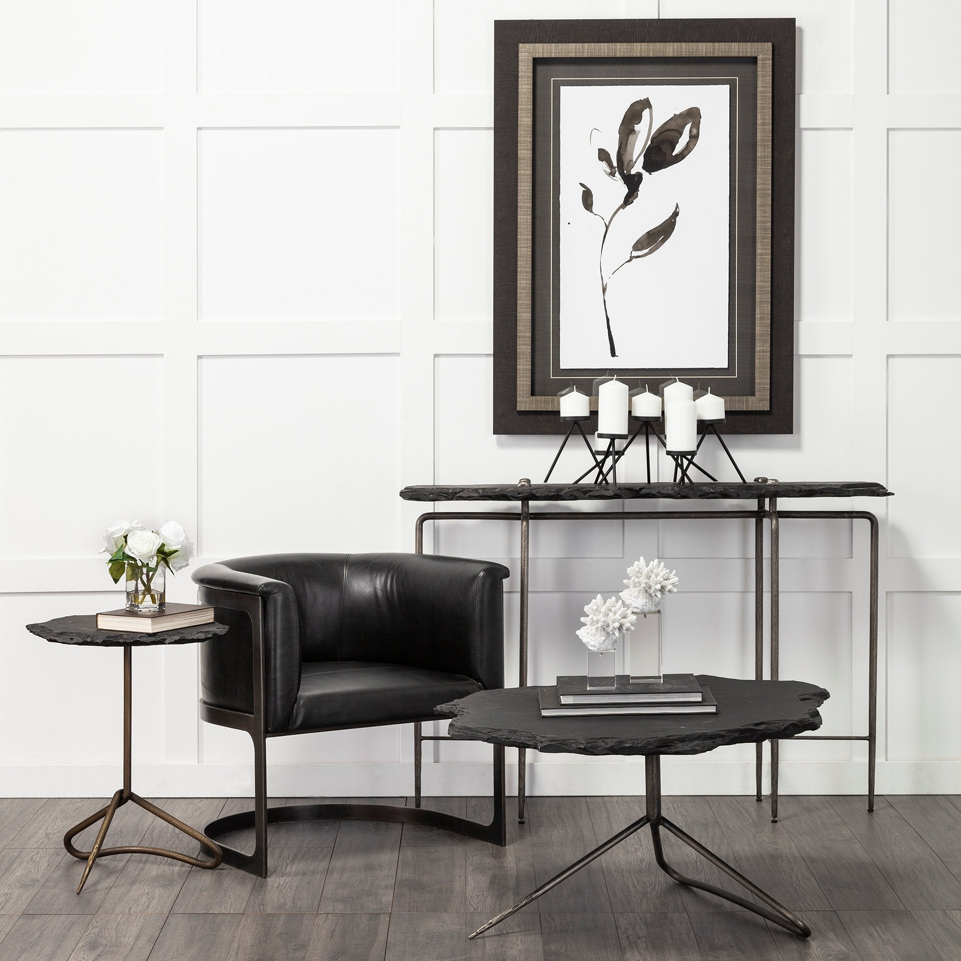 Mercana Pinera 37" x 33" x 18" Stone Coffee Table