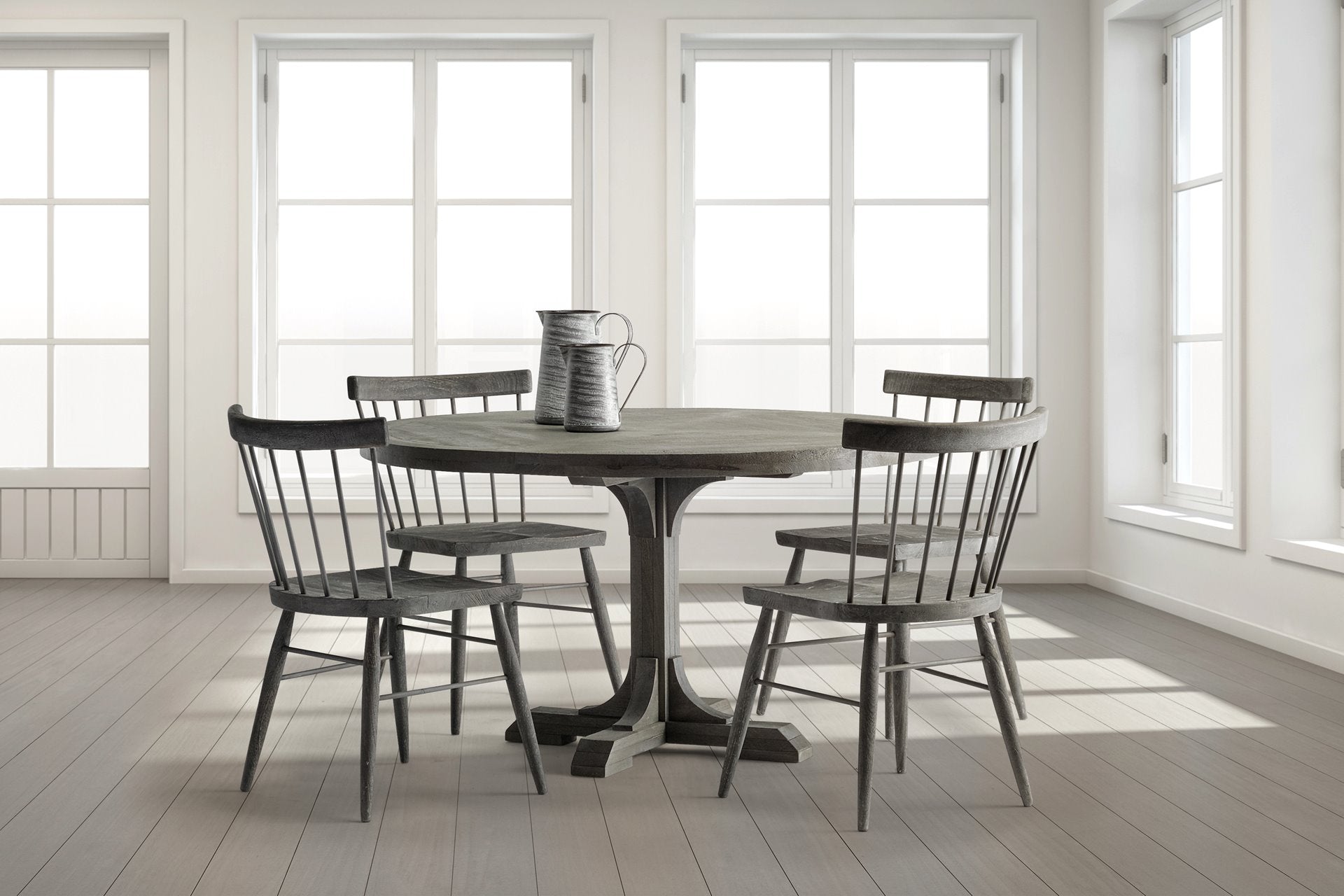 Mercana Barrett 54" x 54" x 30" Solid Wood Dining Table