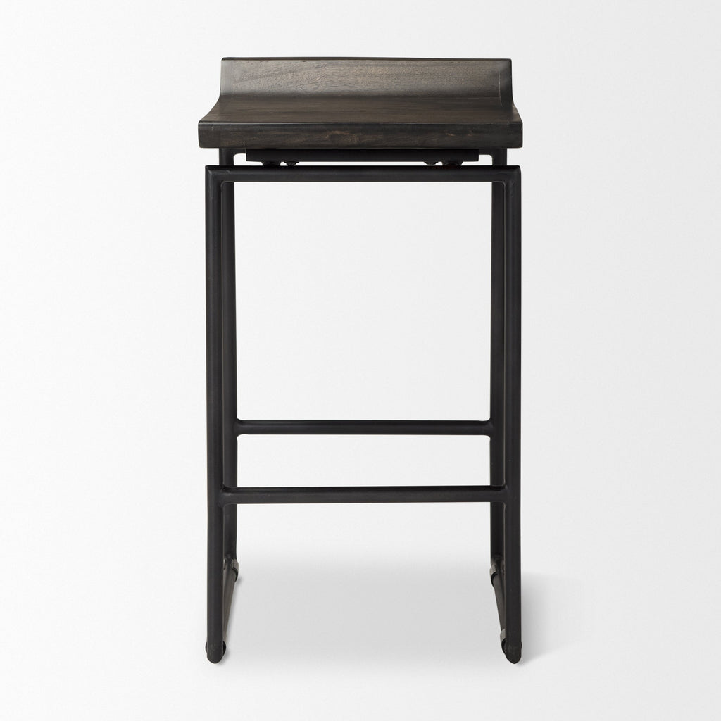 Mercana Givens 14" x 15.5" x 25.8" Metal Stool