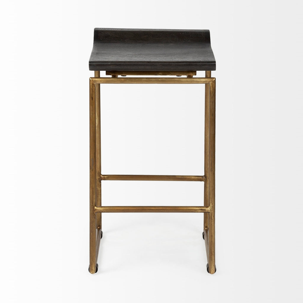 Mercana Givens 14" x 15.5" x 26" Solid Wood Counter Stool