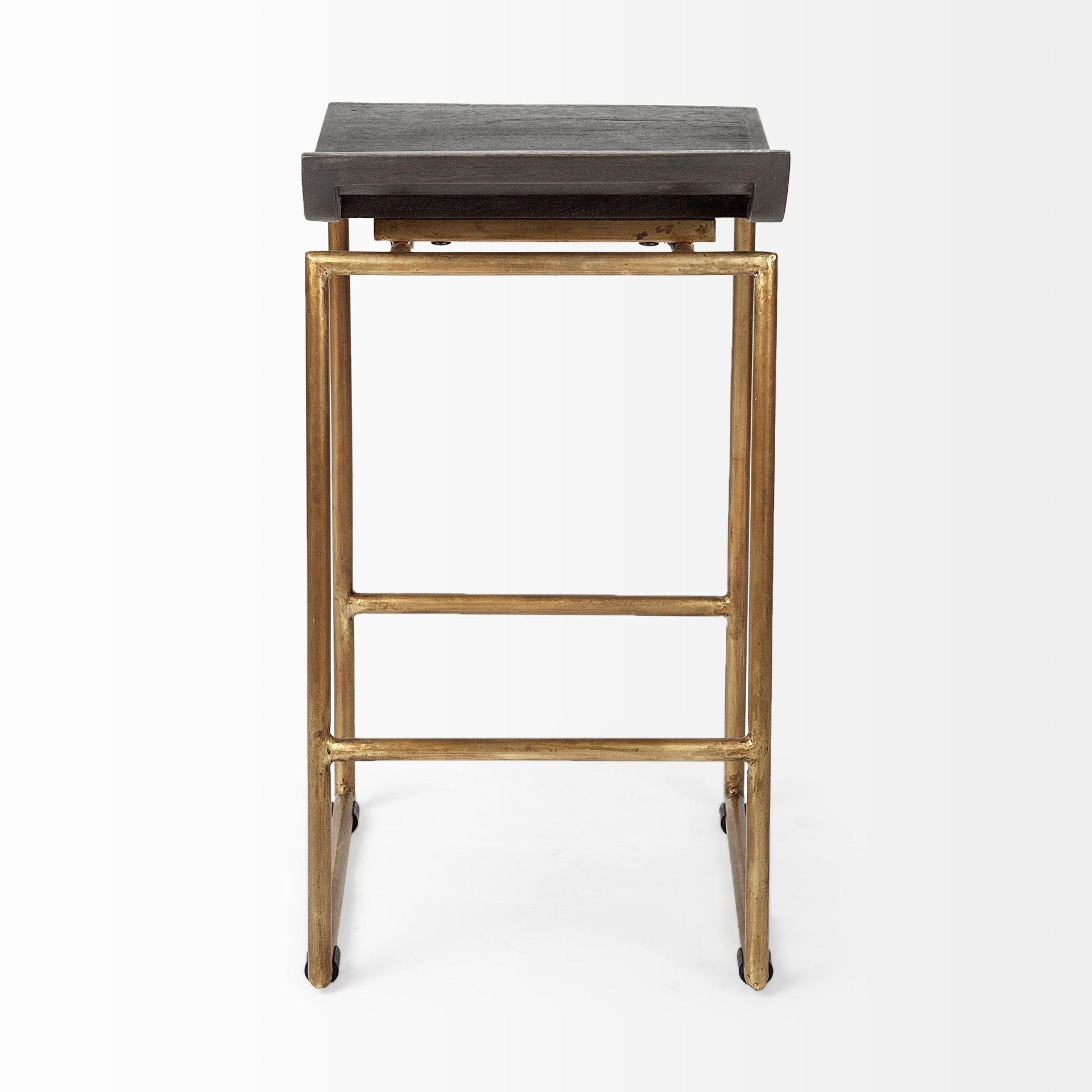Mercana Givens 14" x 15.5" x 26" Solid Wood Counter Stool