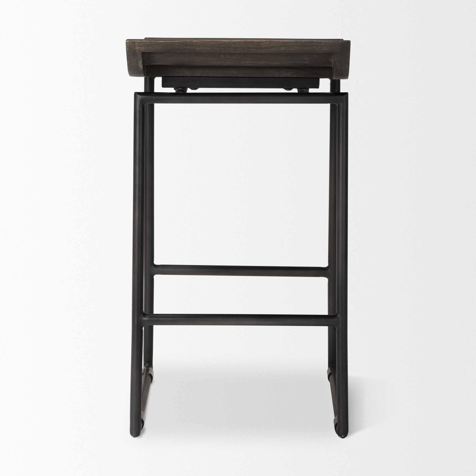 Mercana Givens 14" x 15.5" x 25.8" Metal Stool