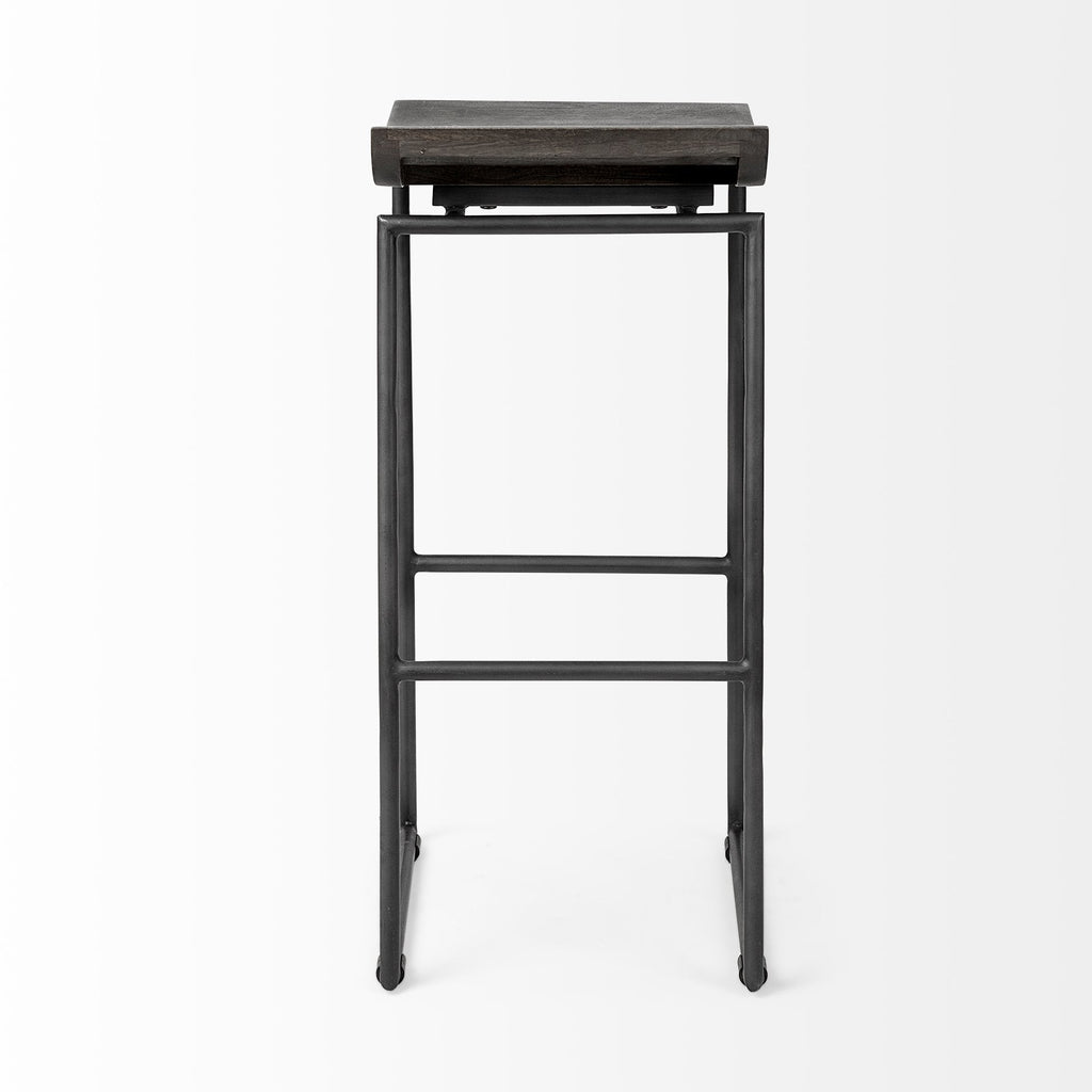 Mercana Givens 14" x 15.5" x 32" Solid Wood Counter Stool