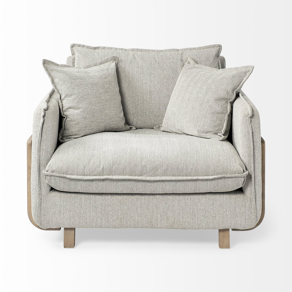 Mercana Roy 43.3" x 41.7" x 33.1" Arm Chair