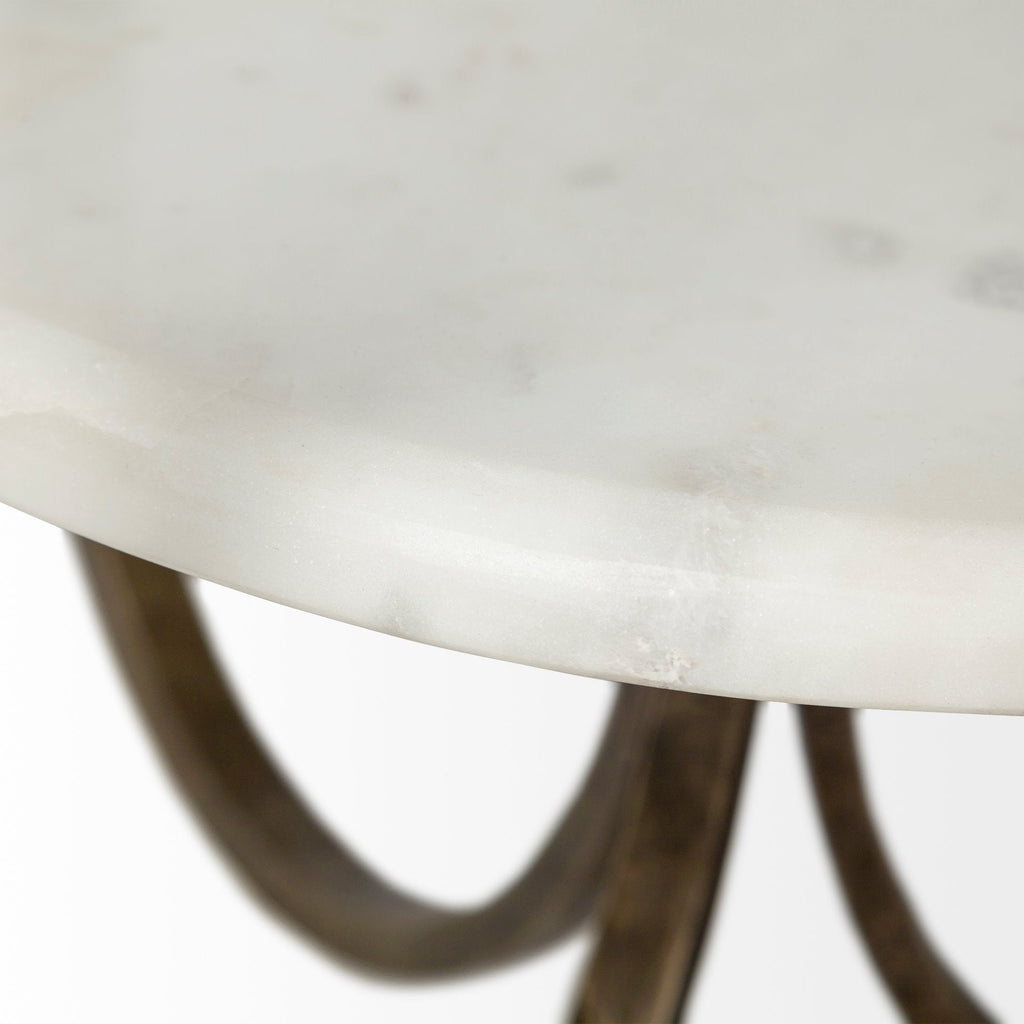 Mercana Reinhardt 20" x 20" x 24" Metal Side Table