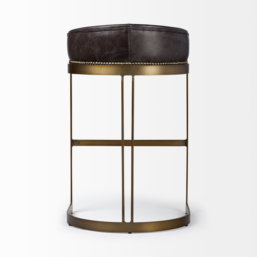 Mercana Hollyfield 20.5" x 19.7" x 32.7" Metal Stool