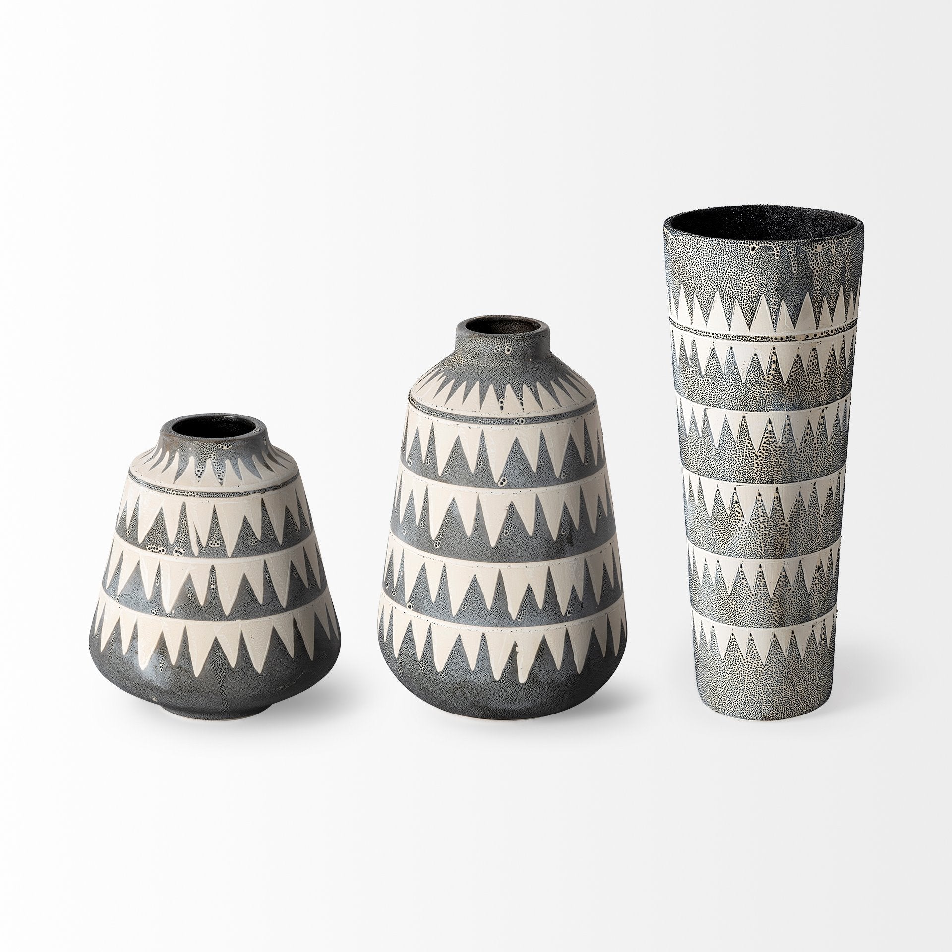 Mercana Delaney 6.7" x 6.7" x 10" Ceramic Vase