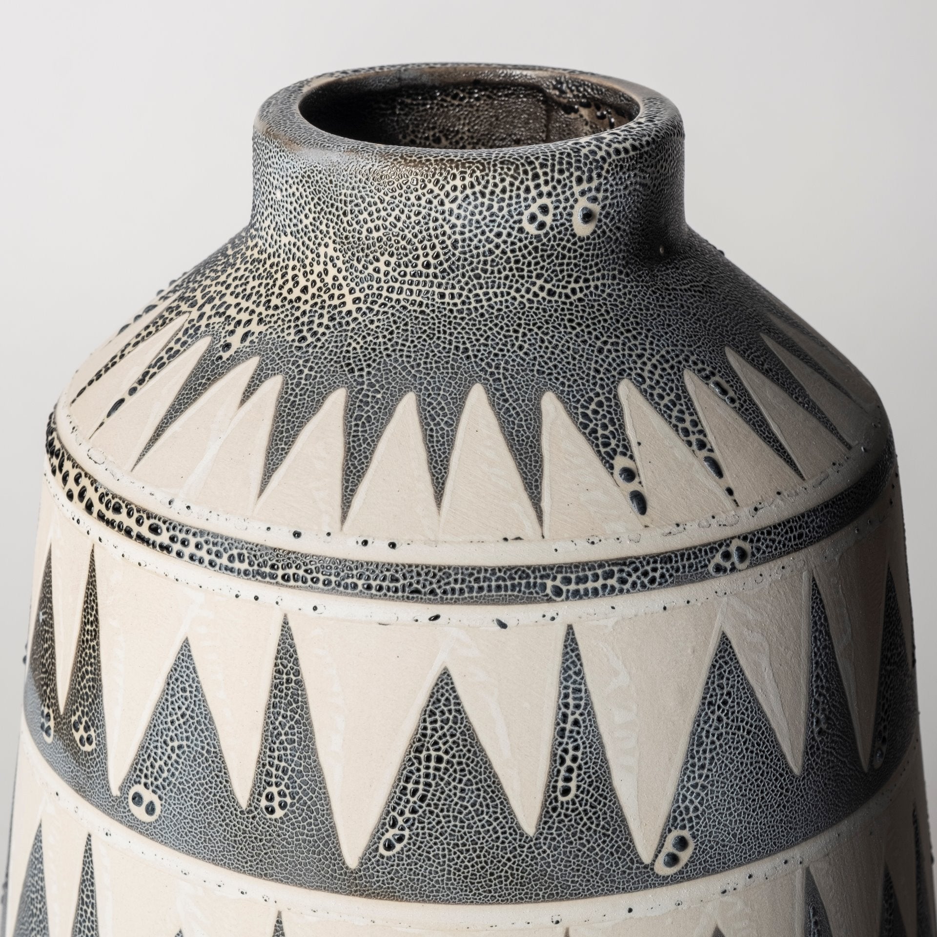 Mercana Delaney 6.7" x 6.7" x 10" Ceramic Vase