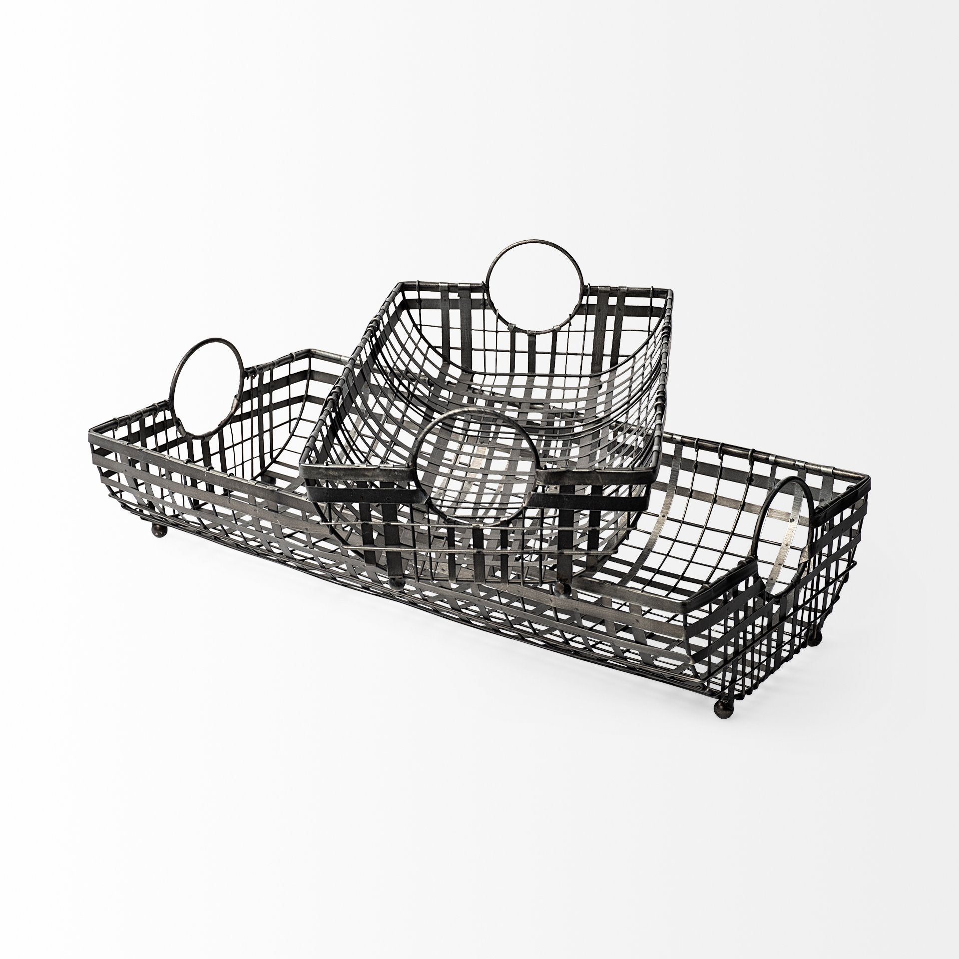 Mercana Kenneth 23.6" x 11.8" x 6.5" Basket