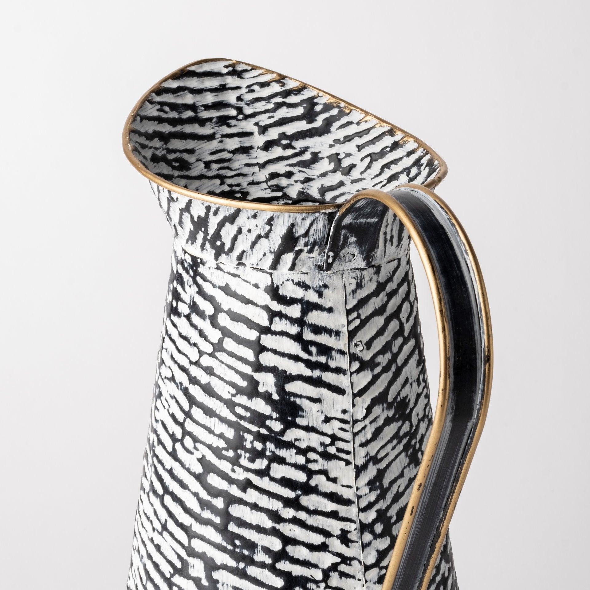 Mercana Colette 8.6" x 7.1" x 14.4" Metal Vase
