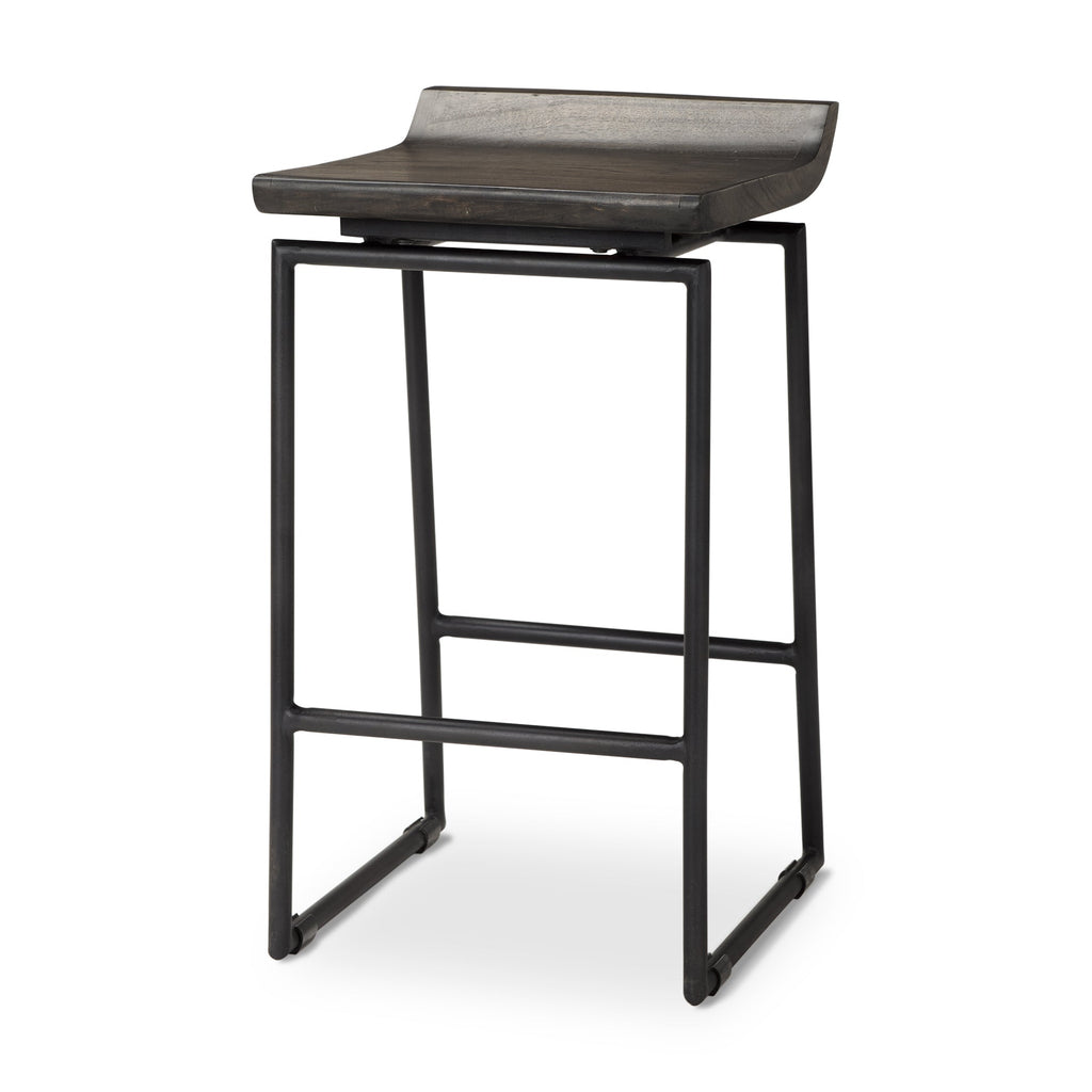 Mercana Givens 14" x 15.5" x 25.8" Metal Stool