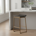 Mercana Givens 14" x 15.5" x 26" Solid Wood Counter Stool