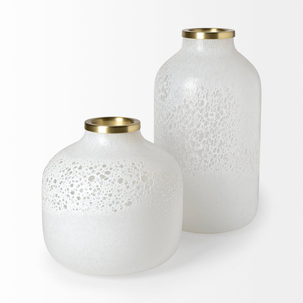 Mercana Pearl 8.4" x 8.4" x 8.5" Vase
