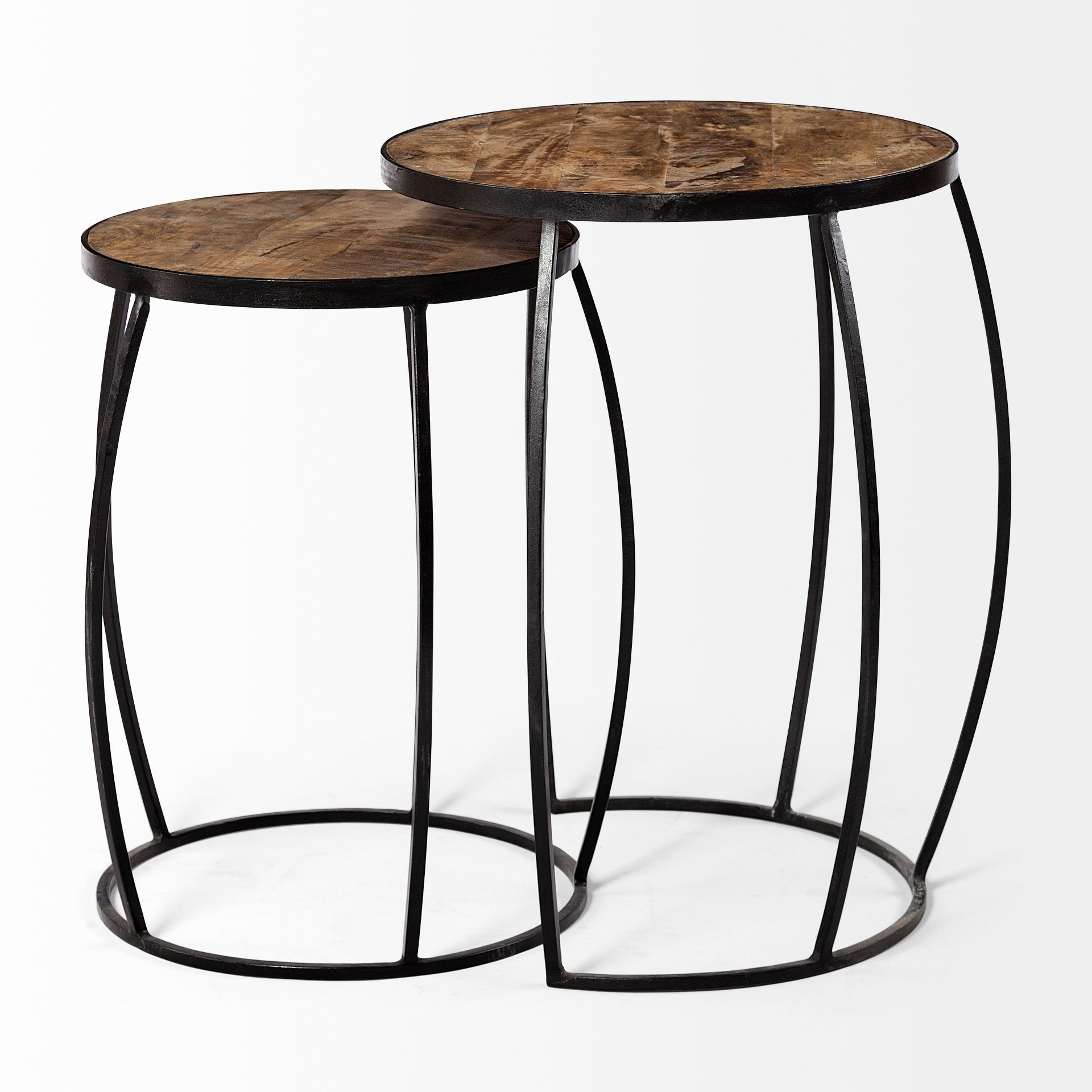 Mercana Clapp 23" x 21.5" x 26" Metal Side Table