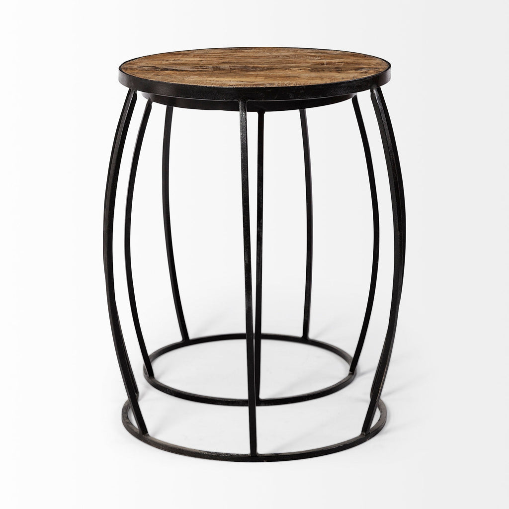 Mercana Clapp 23" x 21.5" x 26" Metal Side Table