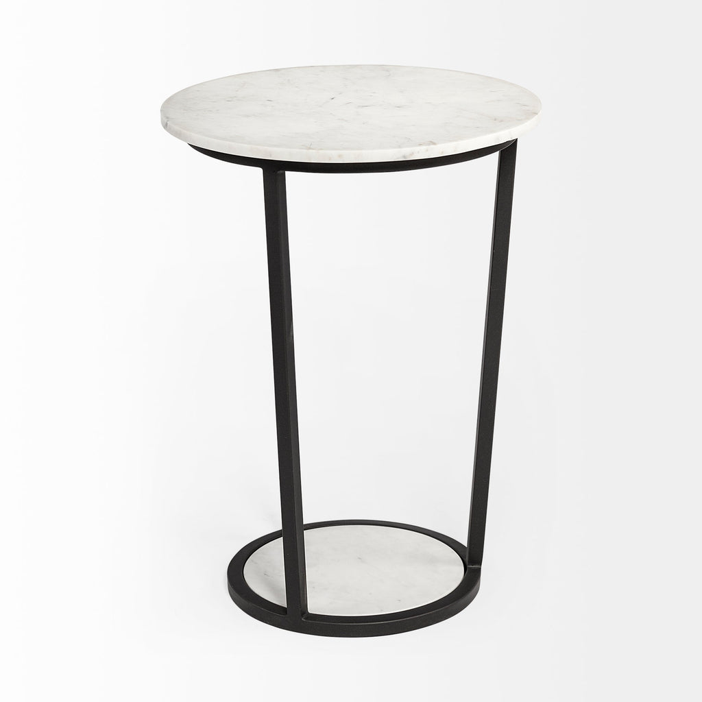 Mercana Bombola 18" x 18.1" x 25.2" Metal Side Table