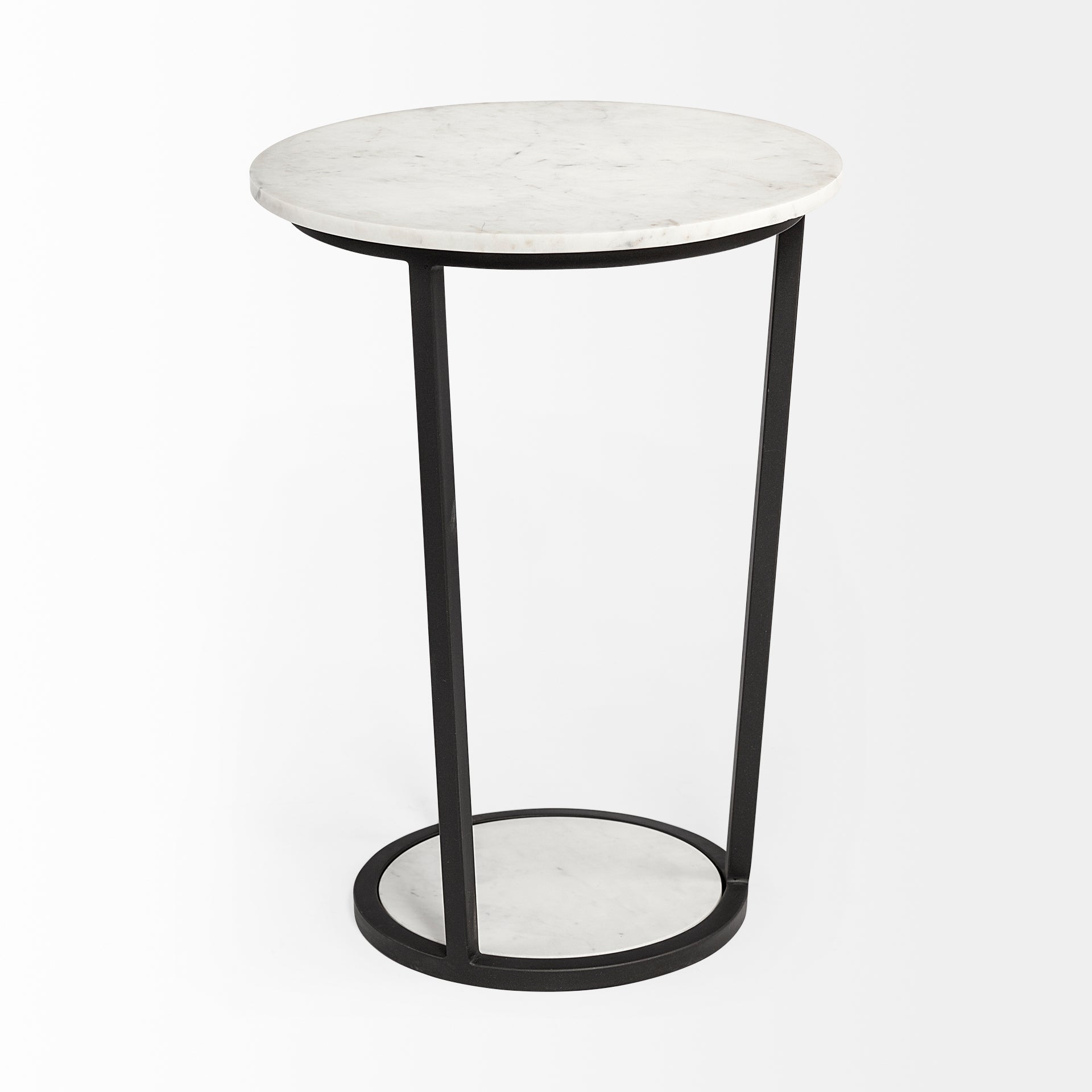Mercana Bombola 18" x 18.1" x 25.2" Metal Side Table